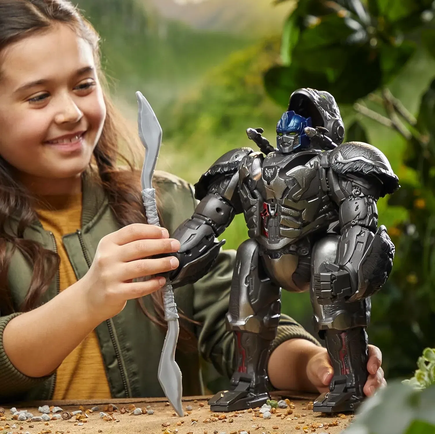 Transformers Rise Of The Beasts Command &Amp; Convert Animatronische Figur Optimus Primal