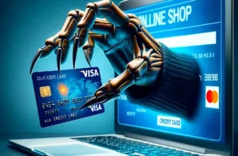 Illustration eines Computerbildschirms mit Fake Online-Shop spielkreuzung.de