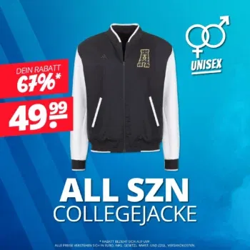 adidas ALL SZN Logomania VLCT Unisex College Jacke IJ7281