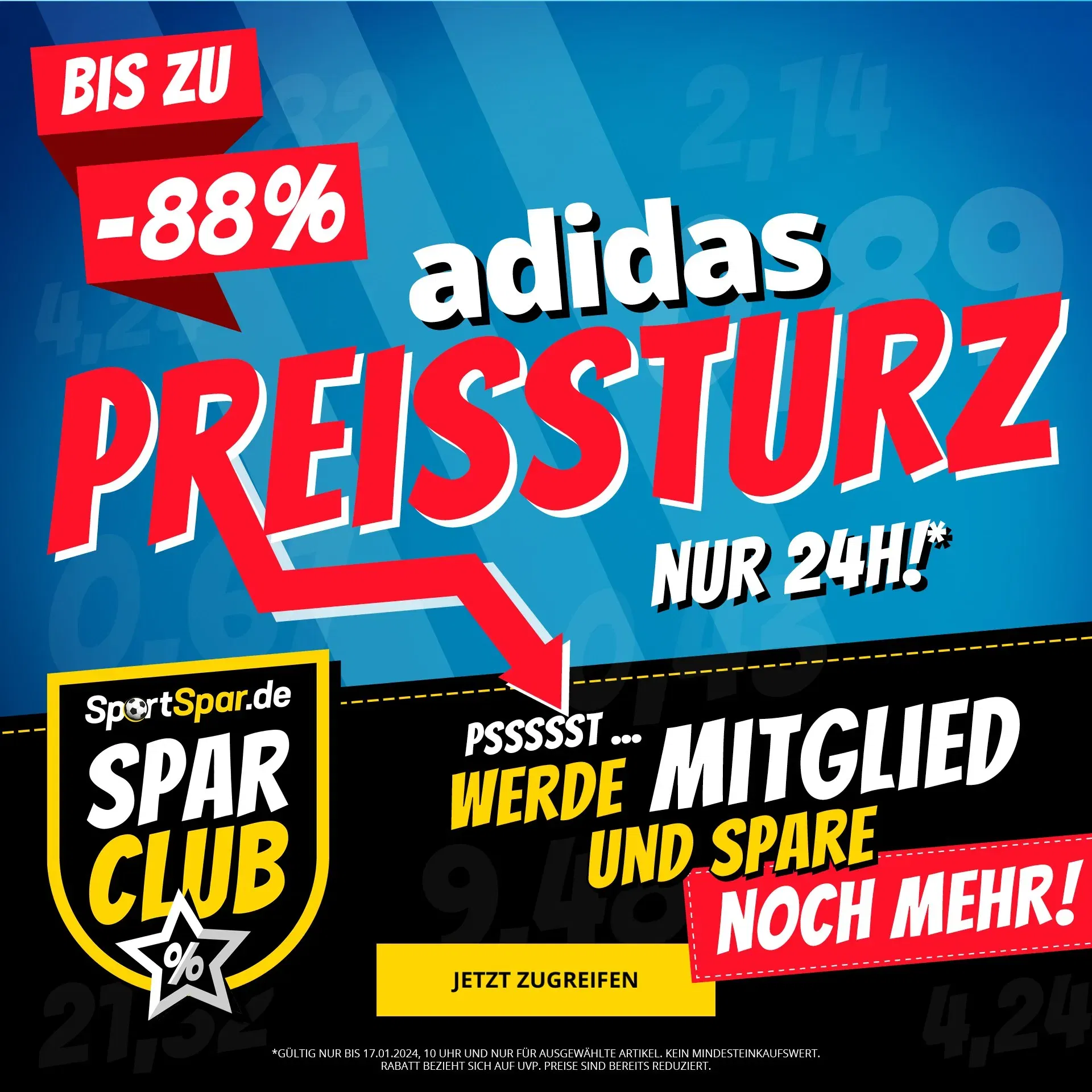 Adidas Preissturz