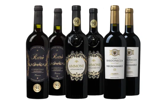 6er Weinpaket Primitivo & Negroamaro für 39,99 € inkl. Versand