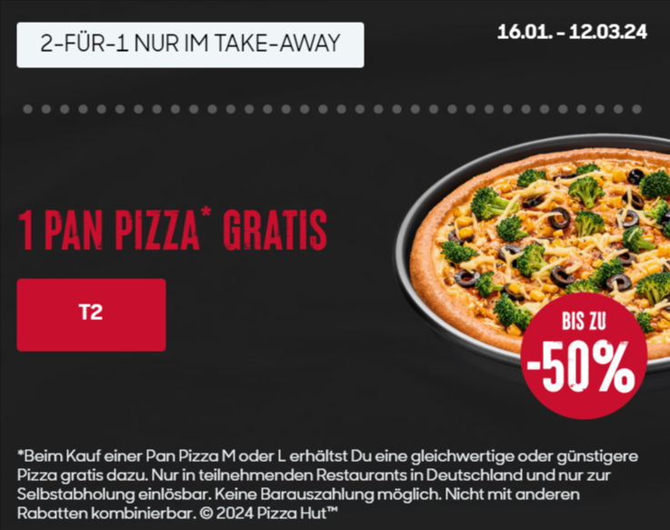 3-Für-2 Beim Kauf Von Pan Pizzen Im Take-Away 2