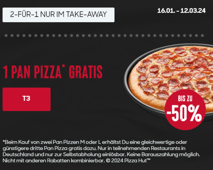 3-Für-2 Beim Kauf Von Pan Pizzen Im Take-Away 3