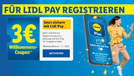 3€ Rabatt Mit Lidl Pay