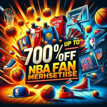 70% Rabatt auf NBA Fanartikel