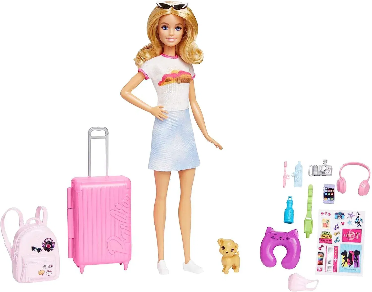 Barbie Travel Puppe &Amp; Accessories (Hjy18)