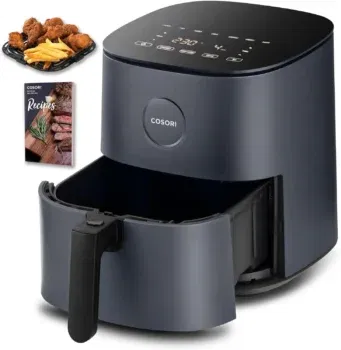 COSORI Heißluftfritteuse XXL 4,7 Liter (9-in-1 Airfryer, Max 230℃, kompakte Heissluftfriteuse mit Rezeptbuch)