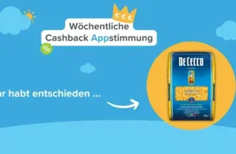 Cashback auf DE CECCO Nudel