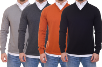 CityComfort Herren Pullover mit V-Ausschnitt