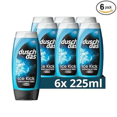 Duschdas 2-In-1 Duschgel &Amp; Shampoo Ice Kick Duschbad