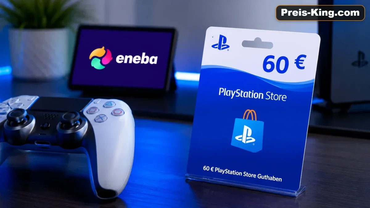 Eneba: 60 € PlayStation Store Guthaben für 49,19 € inkl. Servicegebühren