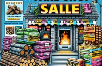 Collage gefälschter Online-Shopping-Websites mit Warnhinweisen und Betrugssymbolen