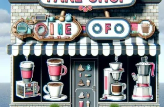 Gefälschter Online-Shop Illustration