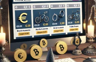 Computerbildschirm mit Warnung vor Betrug auf e-rad.net