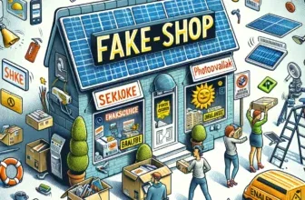 Fälschung einer Online-Shop-Website elektro-solrenta.de als Warnung vor Betrug