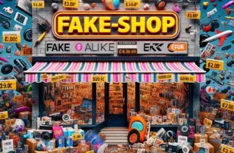 Fake Online-Shop Illustration