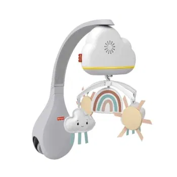 Fisher-Price HBP40 - Regenbogen-Mobile für Babybett