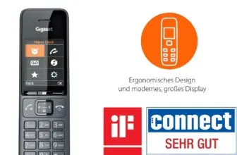 Gigaset COMFORT 520HX – DECT-Mobilteil mit Ladeschale (schnurlos, Fritzbox-kompatibel, beste Audioqualität mit Freisprechfunktion) 2