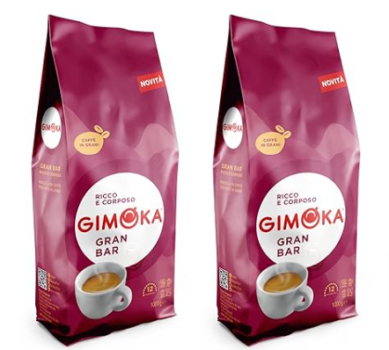 Gimoka-Ganze-Kaffeebohnen-2-Kg-Mischung-GRAN-BAR-Intensität-12-Made-In-Italy-2-Packungen-À-1-Kg-Amazon-de-Lebensmittel-Getränke