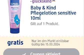 Gratis Linola Baby & Kind Pflegelotion