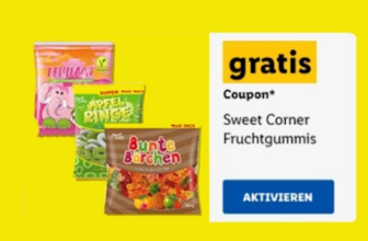 Gratis Sweet Corner Fruchtgummis