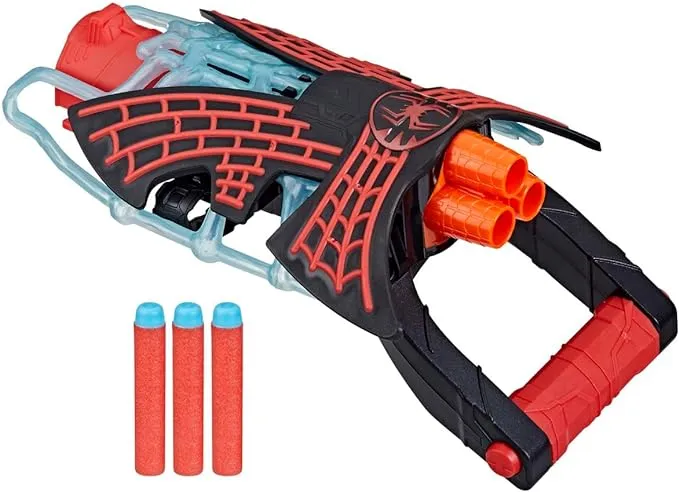 Hasbro Nerf Spider-Man Across The Spider-Verse - Miles Morales Tri-Shot Blaster 2