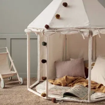 Kids Concept Pavillion Zelt (120 cm Durchmesser) in beige 2