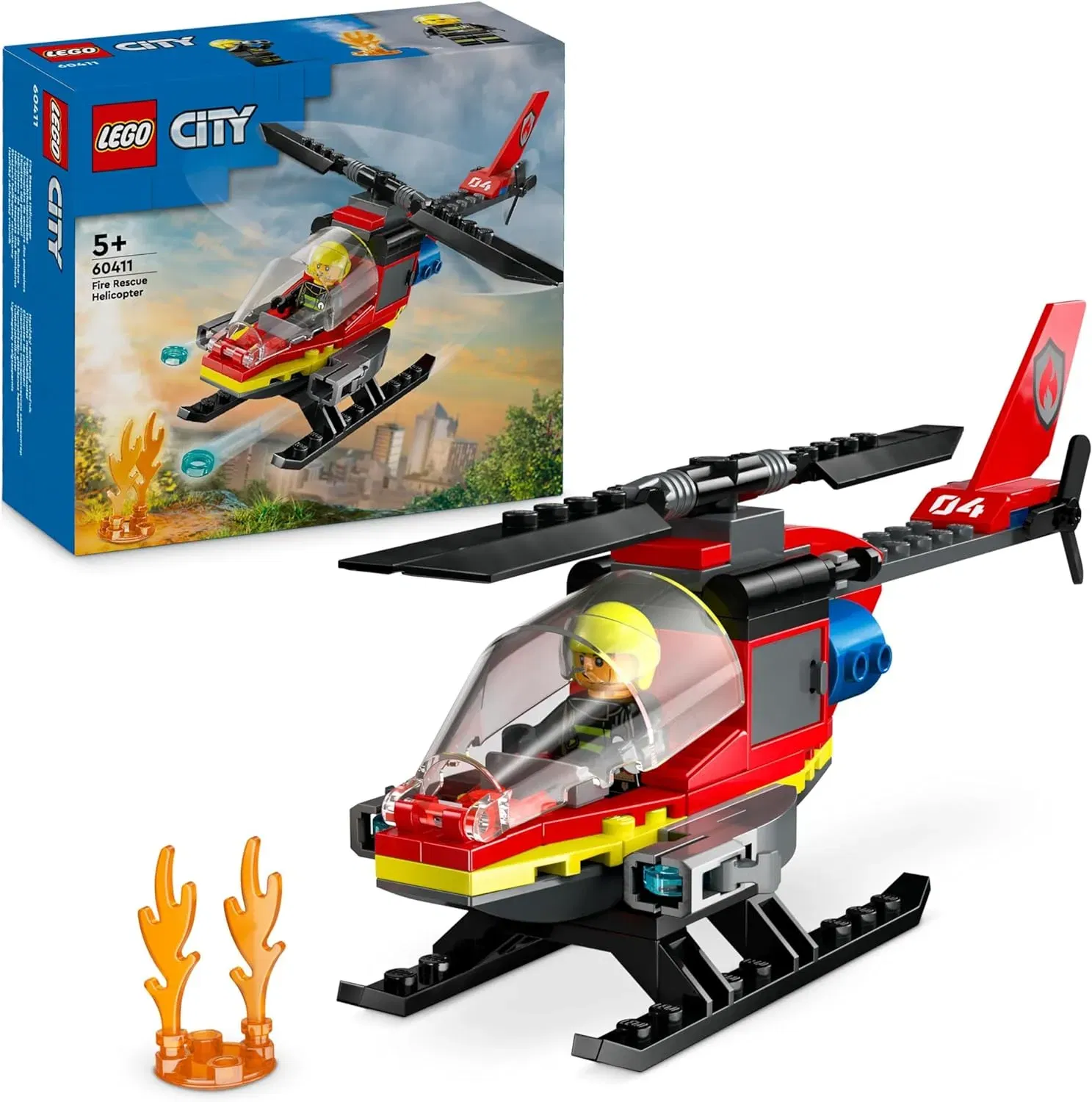 Lego City Feuerwehrhubschrauber (60411)