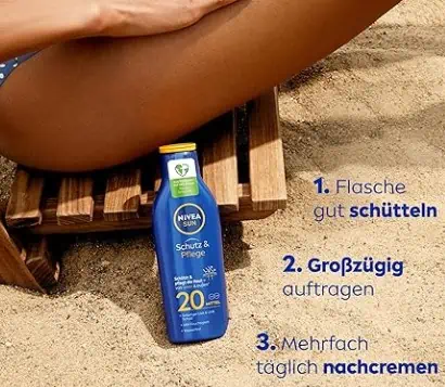 NIVEA SUN Sonnenmilch LSF 20 ab 3,85 € inkl. Prime-Versand (statt 7,49€)