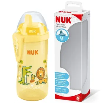 NUK First Choice Kiddy Cup Trinklernbecher (300 ml, für Kinder ab 12 Monaten)