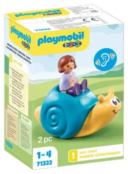 PLAYMOBIL 1.2.3. 71322 Schaukelschnecke mit Rasselfunktion