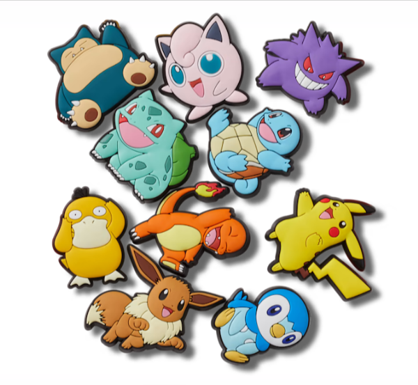 Pokémon 10Er Pack - Crocs Jibbitz Anstecker