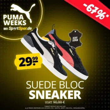 PUMA Suede Bloc Sneaker 381183-02