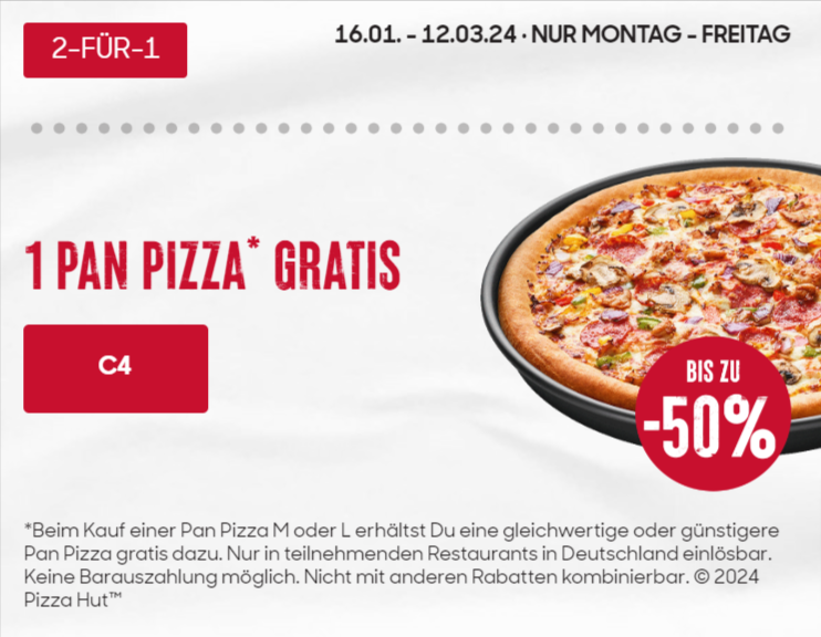 Pan Pizza Gratis 2