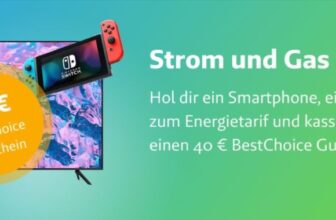 Prämie + 40 € Best Choice Gutschein mit einem Strom oder Gas Tarif bei Sparstrom