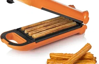 Princess Churros Maker ( 4 knusprige Churros in 5 Minuten, 180° Drehbar, automatische Temperaturkontrolle)