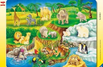Ravensburger Kinderpuzzle - 06052 Zoobesuch Rahmenpuzzle für Kinder ab 3 Jahren