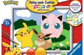 Ravensburger Malen nach Zahlen 20298 - Pokémon Abenteuer
