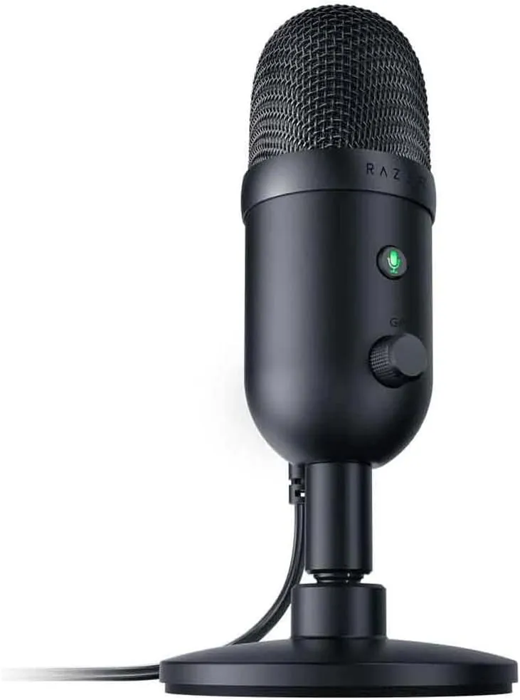 Razer Seiren V2 X - Usb-Mikrofon (25-Mm-Kondensator-Mikrofon, Supernieren-Richtcharakteristik, Analoger Verstärkungsbegrenzer, Mikrofonüberwachung)