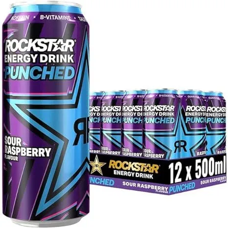 Rockstar Energy Drink Sour Raspberry