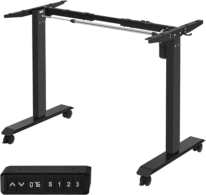 Songmics Gestell Höhenverstellbarer Schreibtisch Lsd018B01