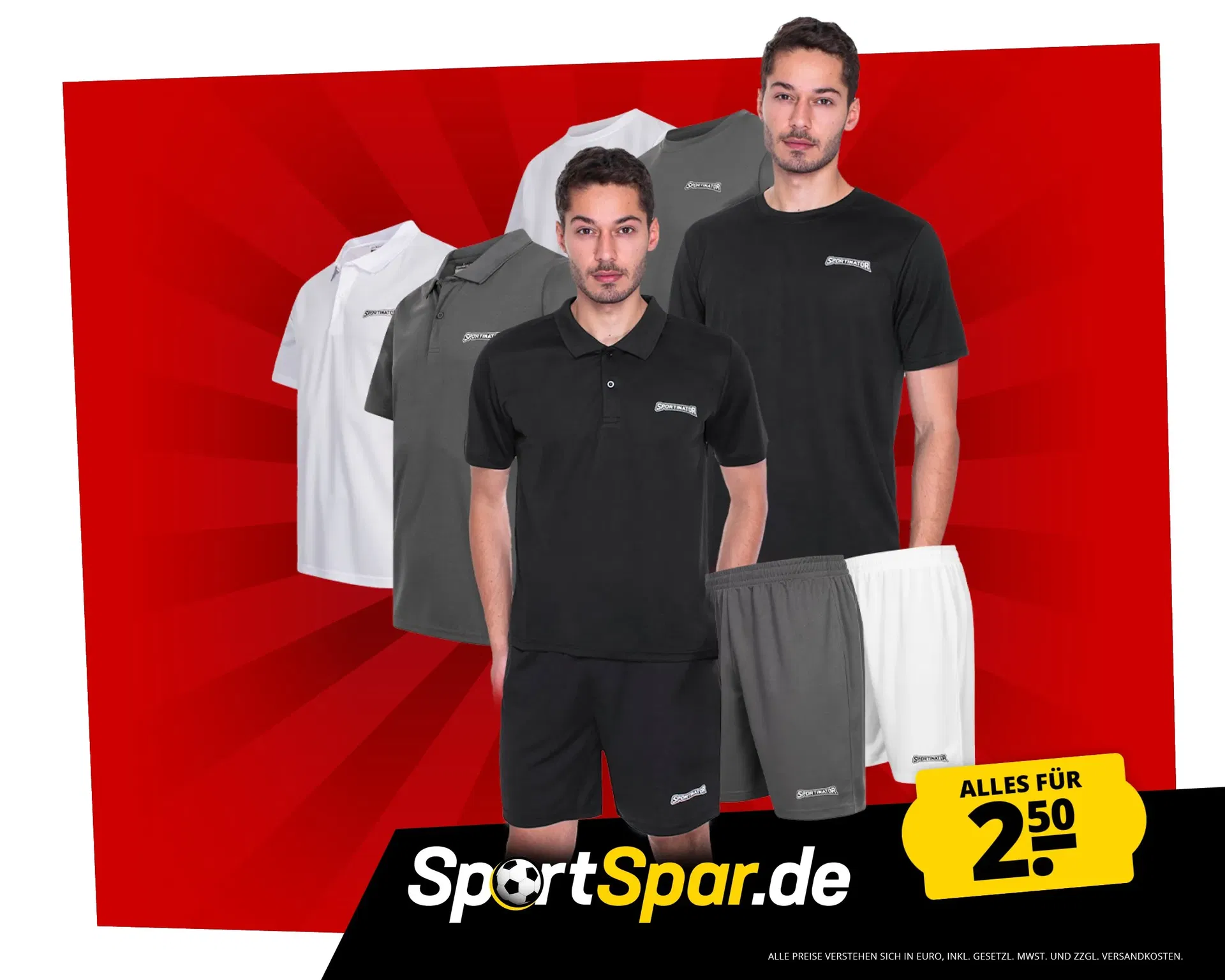 Sportinator Essentials Herren Training Polo-Shirt