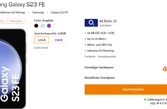 Samsung Galaxy S23 FE + o2 Basic 15 10 GB LTE