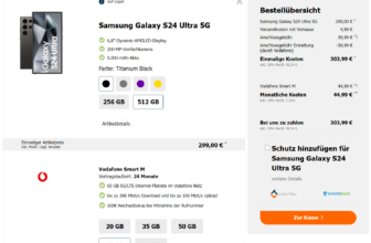 Samsung Galaxy S24 Ultra + Vodafone Smart M 65 GB 5G