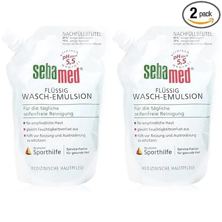 Sebamed Flüssig Wasch-Emulsion Nachfüllpack 2Er Pack