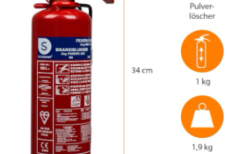 Smartwares-10-018-56-Pulverlöscher-–-1-kg-–-für-ABC-Brände-–-mit-Halterung-und-Manometer-–-Rot-Amazon-de-Baumarkt