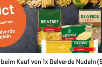 -Smhaggle-Cashback-Delverde Nudeln