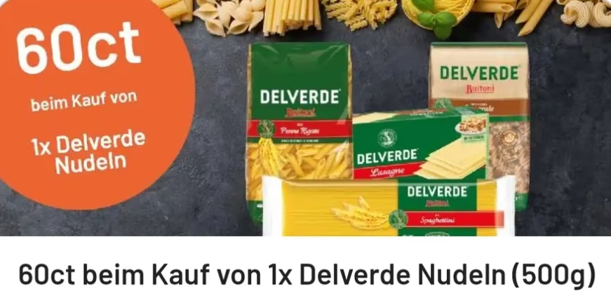 -Smhaggle-Cashback-Delverde Nudeln