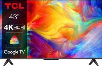 TCL 43P739 43 Zoll Fernseher (4K HDR, Ultra HD, Smart TV Powered by Google TV, Rahmenloses Design)