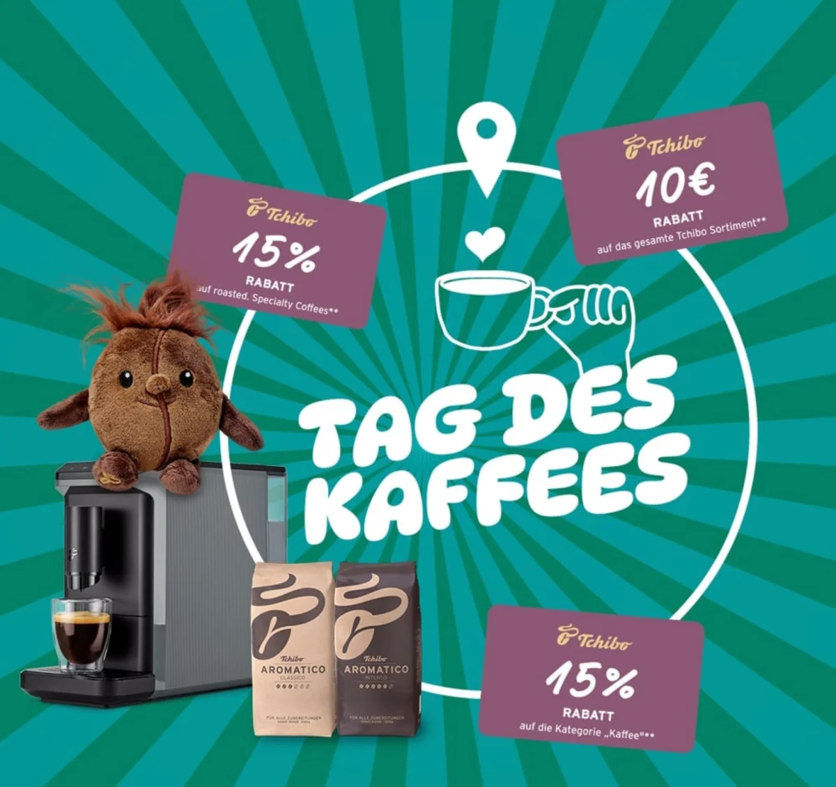 Tchibo Gewinnspiel: jedes Los gewinnt (mind 15 % Rabatt)
